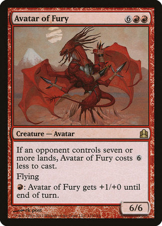 Avatar of Fury [Commander 2011] | The Clever Kobold