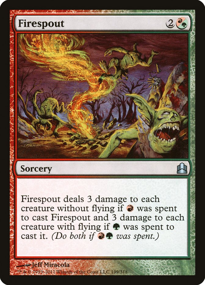 Firespout [Commander 2011] | The Clever Kobold