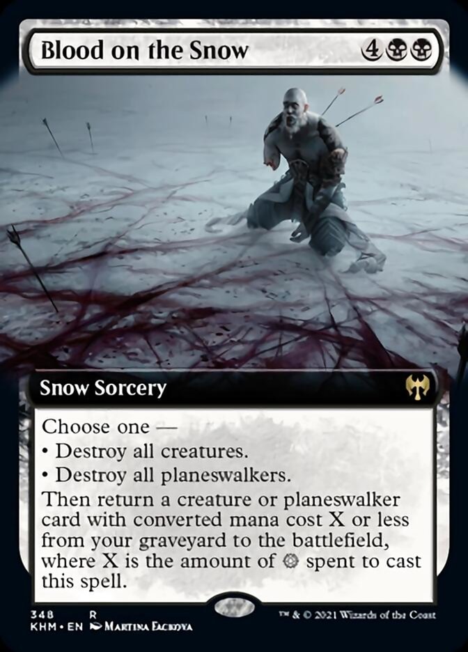 Blood on the Snow (Extended Art) [Kaldheim] | The Clever Kobold