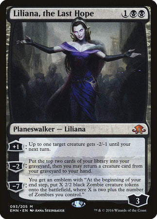 Liliana, the Last Hope [Eldritch Moon] | The Clever Kobold