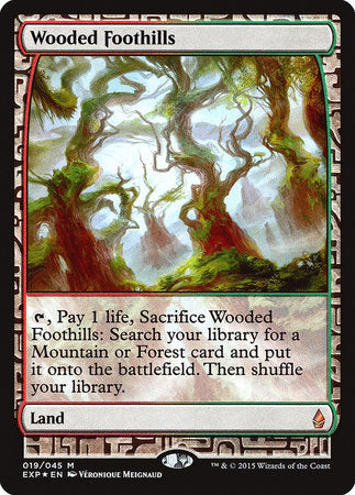 Wooded Foothills [Zendikar Expeditions] | The Clever Kobold