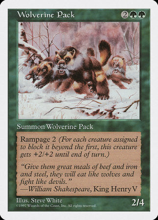 Wolverine Pack [Fifth Edition] | The Clever Kobold