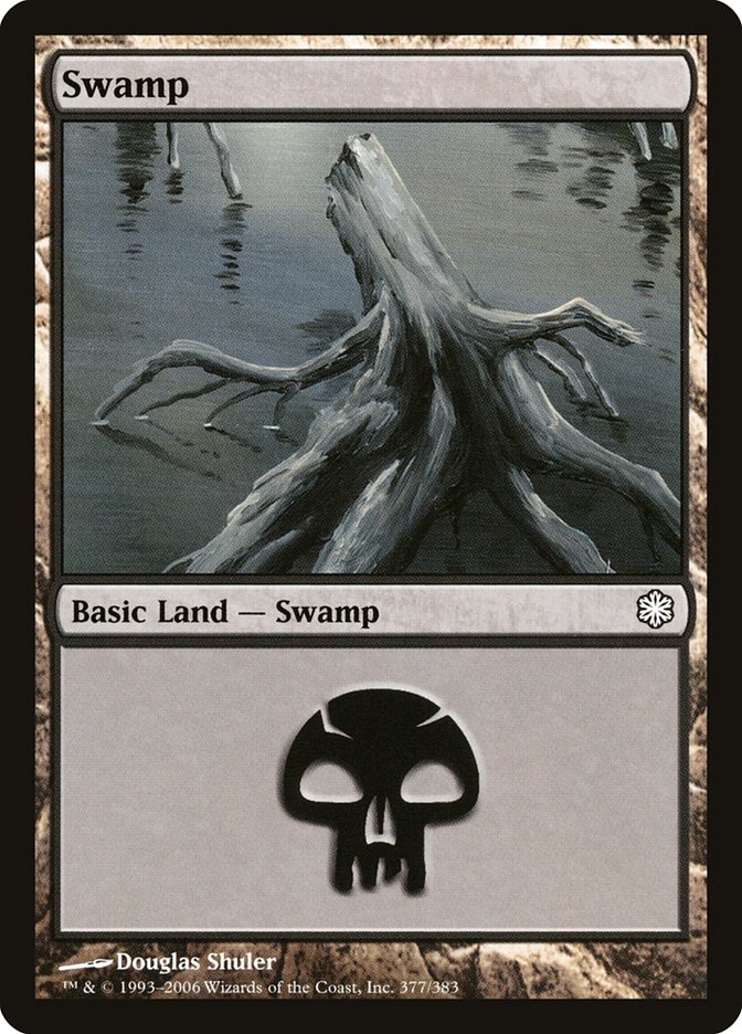 Swamp (377) [Coldsnap Theme Decks] | The Clever Kobold