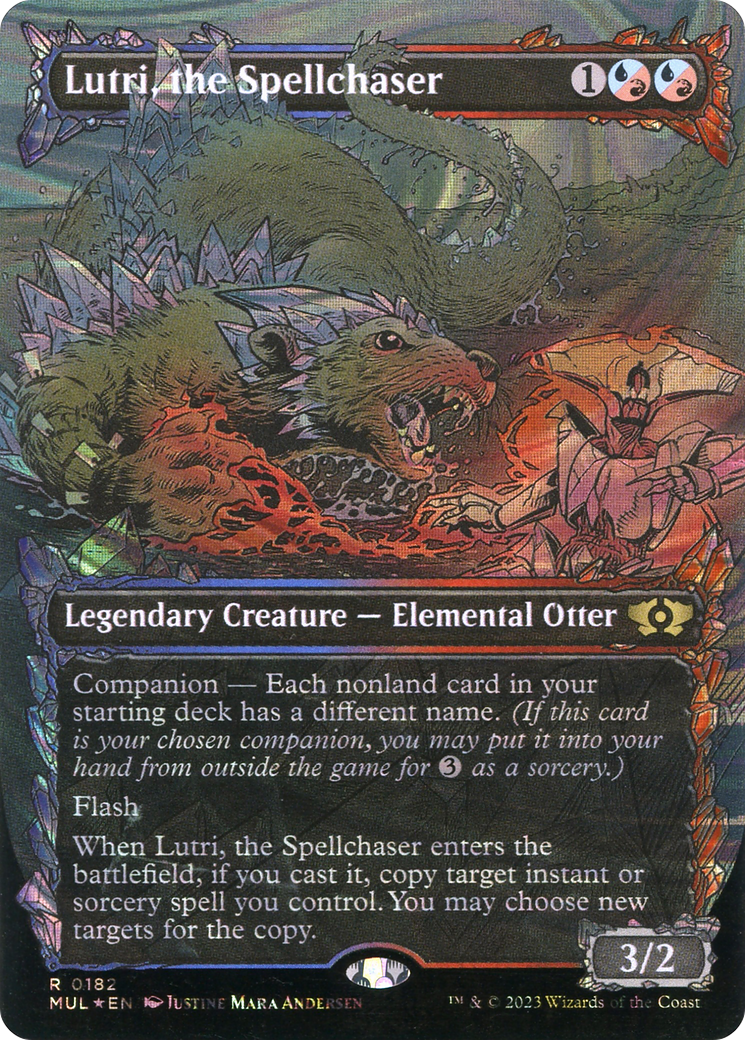 Lutri, the Spellchaser (Halo Foil) [Multiverse Legends] | The Clever Kobold