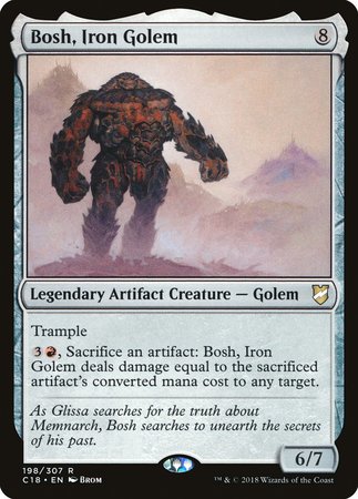 Bosh, Iron Golem [Commander 2018] | The Clever Kobold