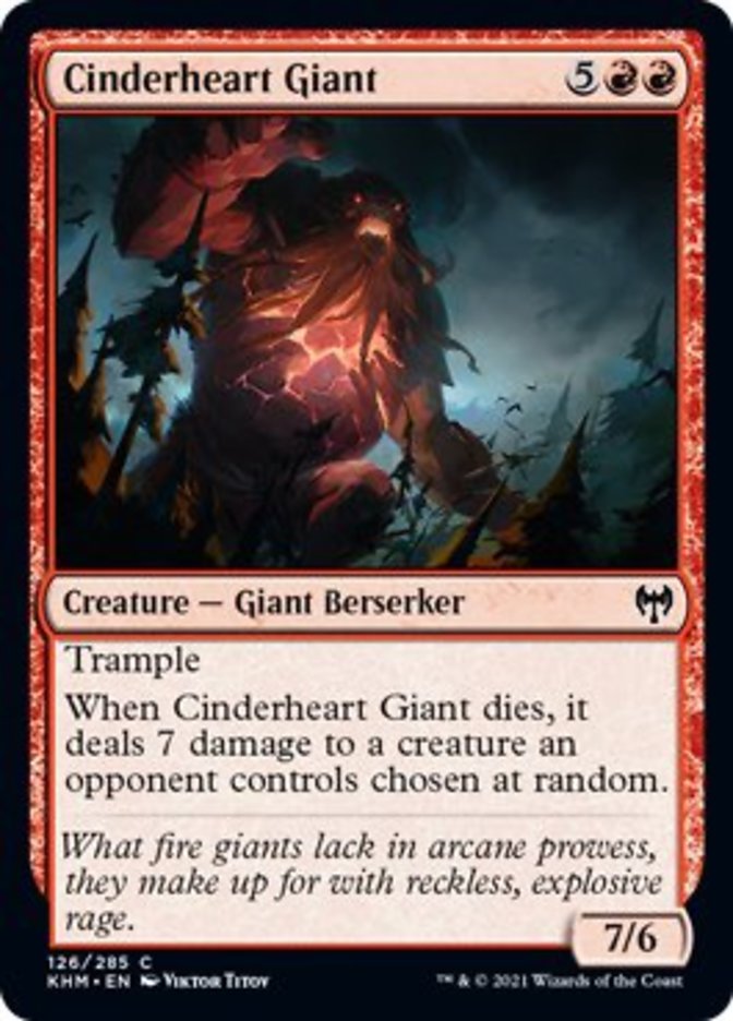 Cinderheart Giant [Kaldheim] | The Clever Kobold
