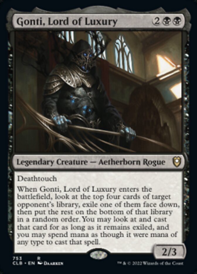 Gonti, Lord of Luxury [Commander Legends: Battle for Baldur's Gate] | The Clever Kobold