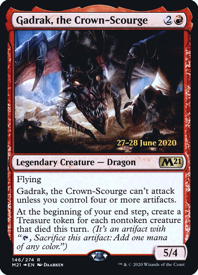 Gadrak, the Crown-Scourge  [Core Set 2021 Prerelease Promos] | The Clever Kobold