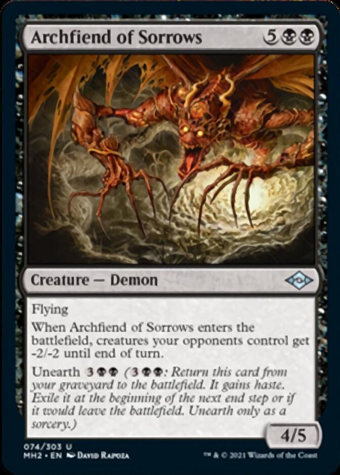 Archfiend of Sorrows [Modern Horizons 2] | The Clever Kobold
