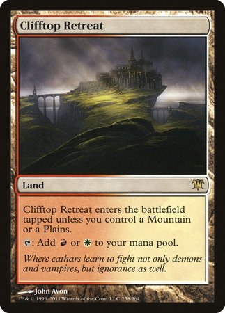 Clifftop Retreat [Innistrad] | The Clever Kobold