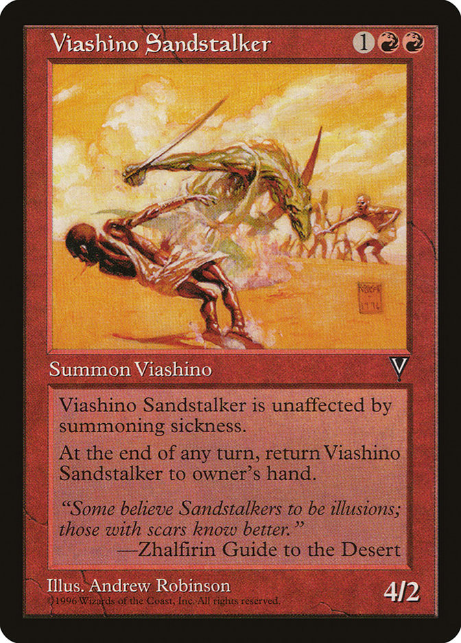 Viashino Sandstalker [Visions] | The Clever Kobold
