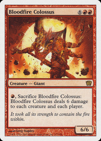 Bloodfire Colossus [Ninth Edition] | The Clever Kobold