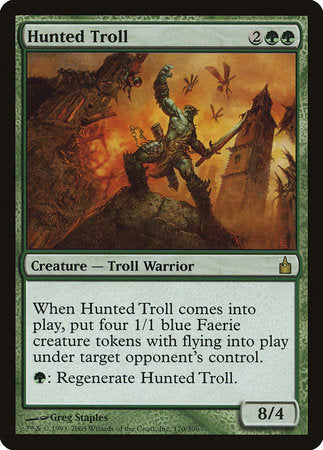 Hunted Troll [Ravnica: City of Guilds] | The Clever Kobold