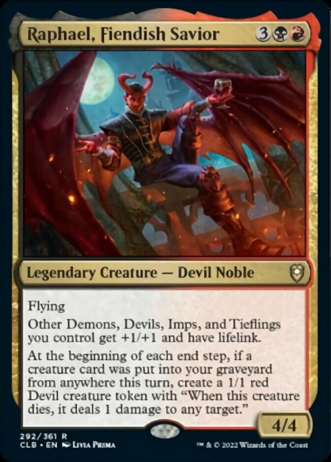 Raphael, Fiendish Savior [Commander Legends: Battle for Baldur's Gate] | The Clever Kobold