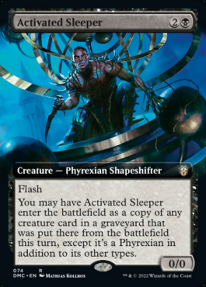 Activated Sleeper (Extended Art) [Dominaria United Commander] | The Clever Kobold