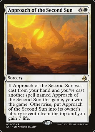 Approach of the Second Sun [Amonkhet] | The Clever Kobold
