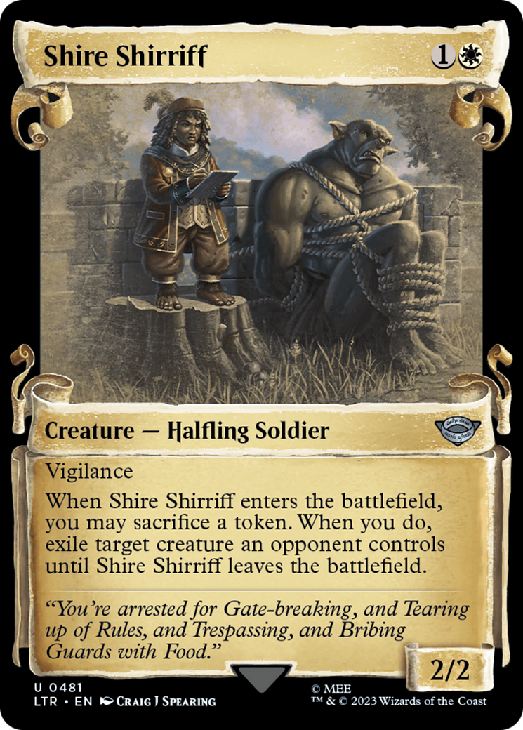 Shire Shirriff [The Lord of the Rings: Tales of Middle-Earth Showcase Scrolls] | The Clever Kobold