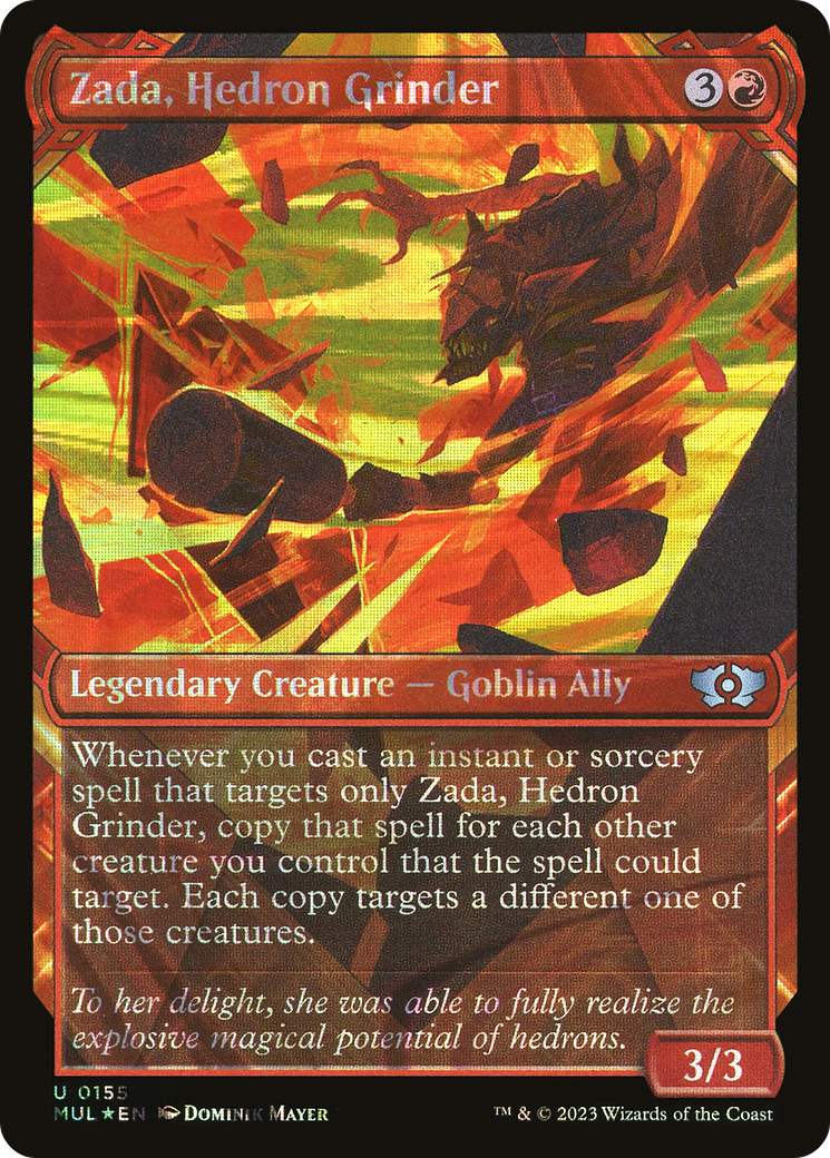 Zada, Hedron Grinder (Halo Foil) [Multiverse Legends] | The Clever Kobold