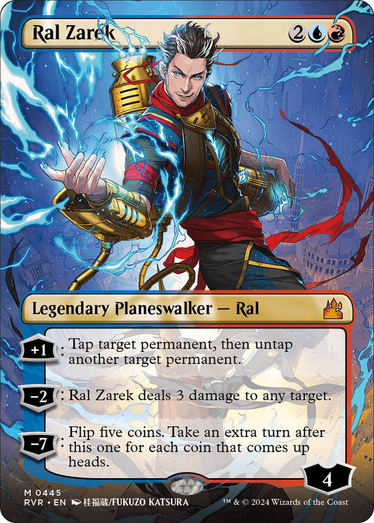 Ral Zarek (Anime Borderless) [Ravnica Remastered] | The Clever Kobold