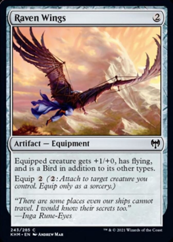 Raven Wings [Kaldheim] | The Clever Kobold