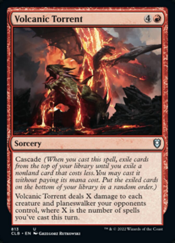 Volcanic Torrent [Commander Legends: Battle for Baldur's Gate] | The Clever Kobold