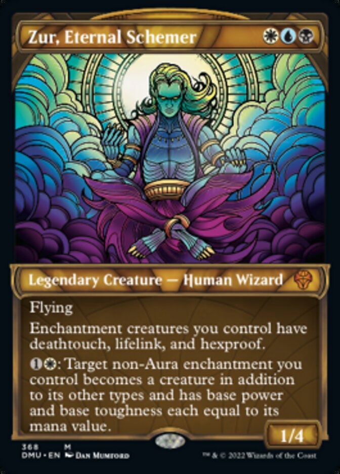 Zur, Eternal Schemer (Showcase Textured) [Dominaria United] | The Clever Kobold