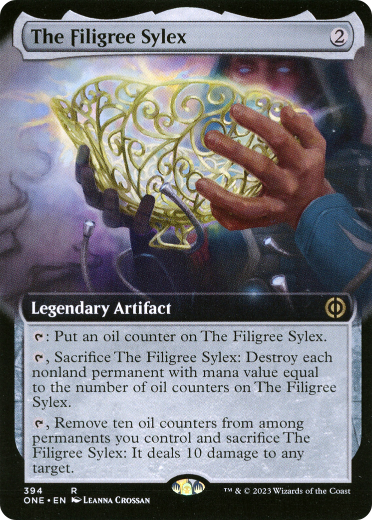 The Filigree Sylex (Extended Art) [Phyrexia: All Will Be One] | The Clever Kobold