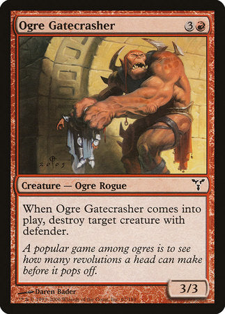 Ogre Gatecrasher [Dissension] | The Clever Kobold