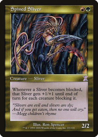 Spined Sliver [Time Spiral Timeshifted] | The Clever Kobold